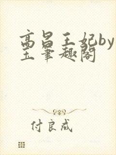 高昌王妃by黛玉笔趣阁