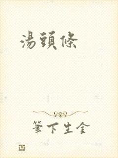 汤头条