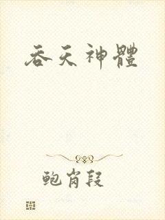 吞天神体封面