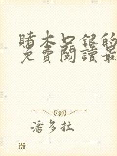 赌木口银的小说免费阅读最新封面