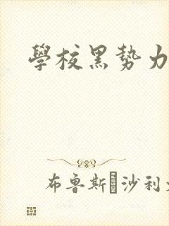 学校黑势力封面