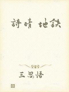 诗晴 地铁