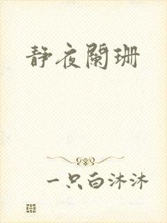 静夜阑珊