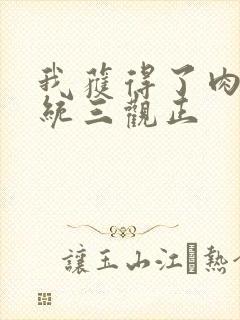 我获得了肉禽系统三观正