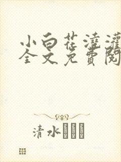 小白花浇灌日常全文免费阅读
