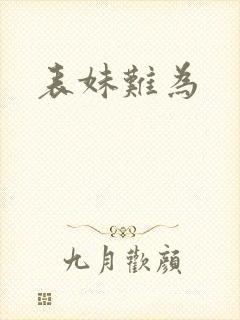 表妹难为封面