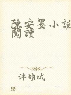 陈安墨小说免费阅读