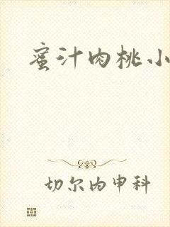 蜜汁肉桃小说