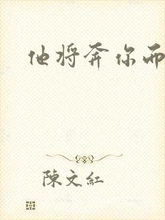 他将奔你而来封面
