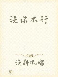 没你不行