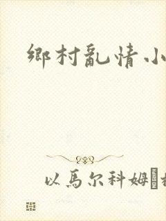 乡村乱情小说