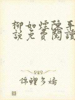 柳如烟陈平安小说免费阅读全文