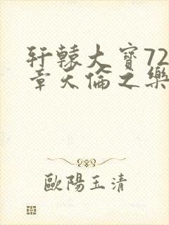 轩辕大宝720章天伦之乐封面