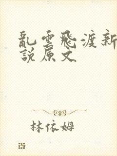 乱云飞渡新编小说原文封面