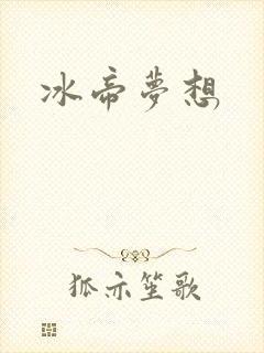 冰帝梦想封面