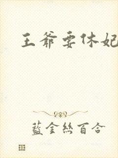 王爷要休妃