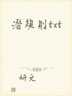 潜规则txt封面