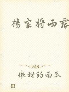 杨家将雨露均沾