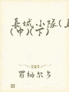长城小队(上)(中)(下)封面