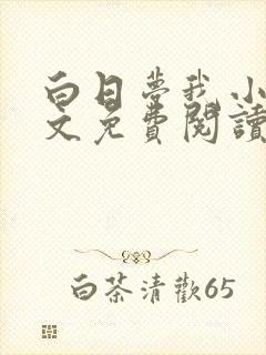 白日梦我小说全文免费阅读