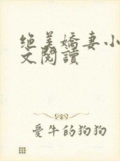 绝美娇妻小说全文阅读