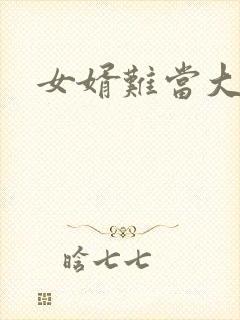 女婿难当大结局
