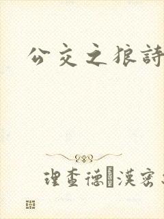 公交之狼诗晴