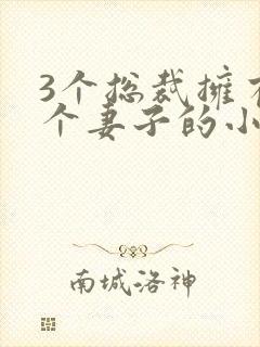 3个总裁拥有一个妻子的小说