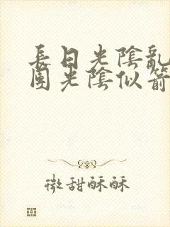 长日光阴乱作一团光阴似箭眇眇翟