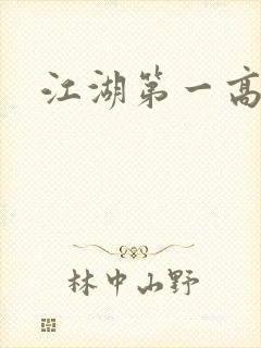 江湖第一高手