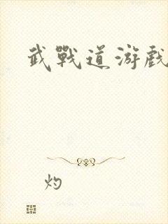 武战道游戏封面