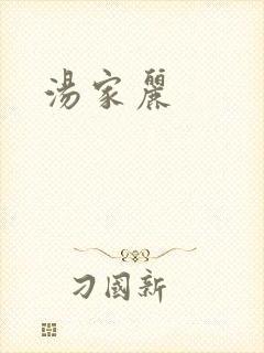 汤家丽封面