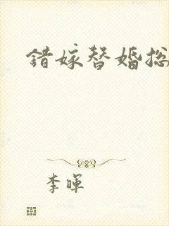 错嫁替婚总裁