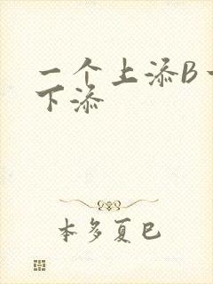 一个上添B一个下添