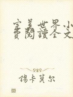 完美世界小说免费阅读全文封面