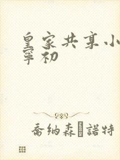 皇家共享小公主宁初