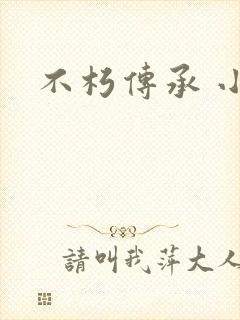 不朽传承 小说