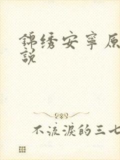 锦绣安宁原著小说