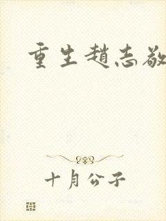 重生赵志敬