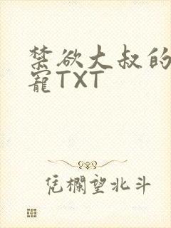 禁欲大叔的心尖宠TXT
