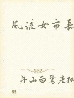 风流女市长封面