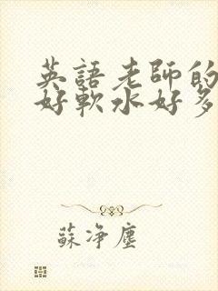 英语老师的兔子好软水好多