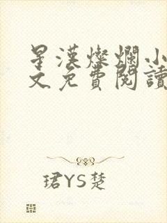 星汉灿烂小说全文免费阅读