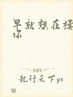 早就想在楼梯要你