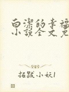 白洁的幸福生活小说全文免费笔趣阁阅读