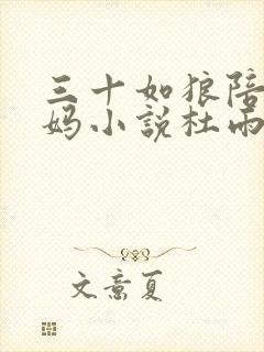 三十如狼陪读妈妈小说杜雨馨封面