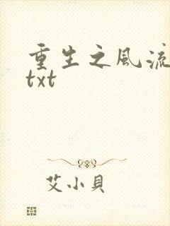 重生之风流仕途txt