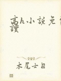 高h小说免费阅读