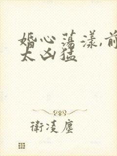 婚心荡漾,前夫太凶猛封面
