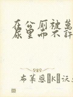 在公厕被万人C尿里面不许漏出来